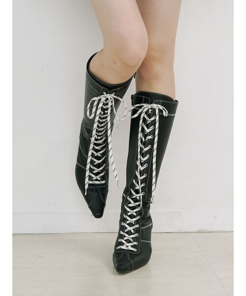 jouetie（ジュエティ） ブーツ ボクシングレースアップブーツ 靴