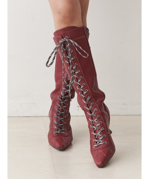 jouetie（ジュエティ） ブーツ ボクシングレースアップブーツ 靴