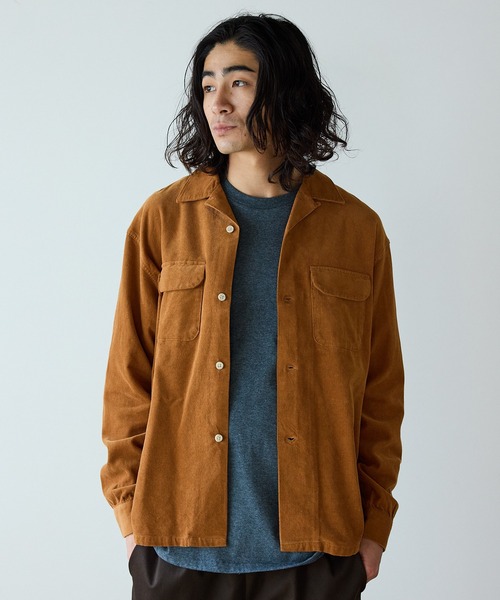 FIVEBROTHER（ファイブブラザー） シャツ CORDUROY ONE-OP SHIRTS