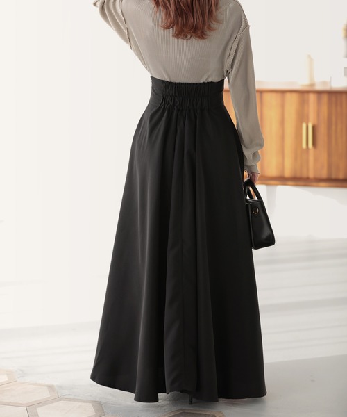 nouvellemoi」 ロングスカート M ライトベージュ レディース