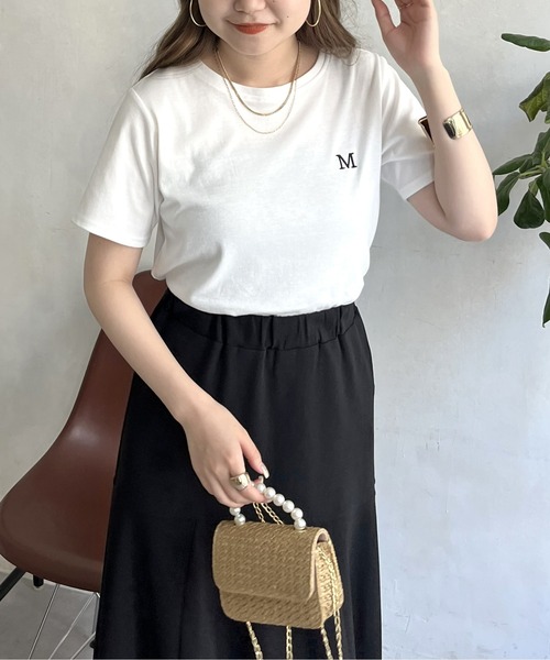 「prose verse」 半袖Tシャツ フリ- ピンク レディース_画像2