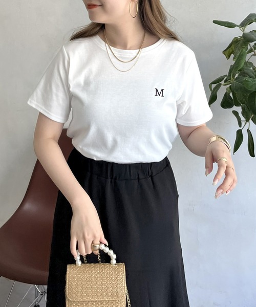 「prose verse」 半袖Tシャツ フリ- ピンク レディース_画像3