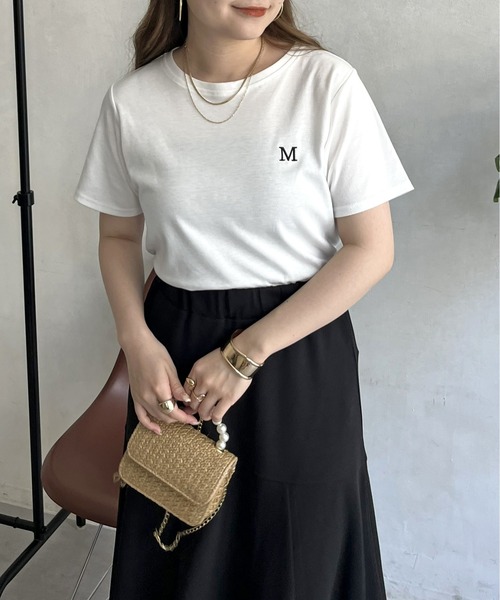 「prose verse」 半袖Tシャツ フリ- ピンク レディース_画像5