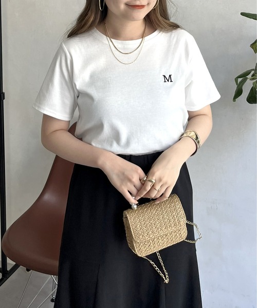 「prose verse」 半袖Tシャツ フリ- ピンク レディース_画像7