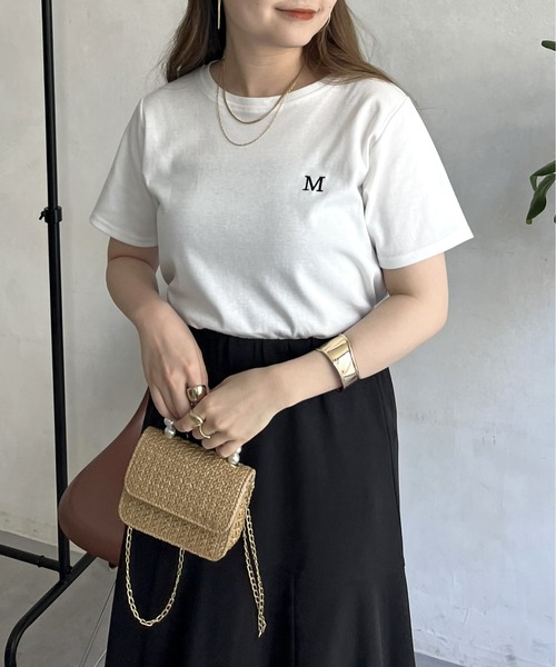 「prose verse」 半袖Tシャツ フリ- ピンク レディース_画像8