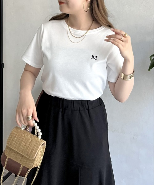 「prose verse」 半袖Tシャツ フリ- ピンク レディース_画像9