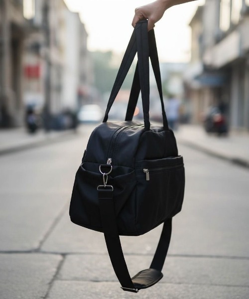 希少美品✨ディーゼル　キルティング　2way ボストンバッグ　ブラックピンク blackdia ocean（ブラックダイヤオーシャン） ボストンバッグ