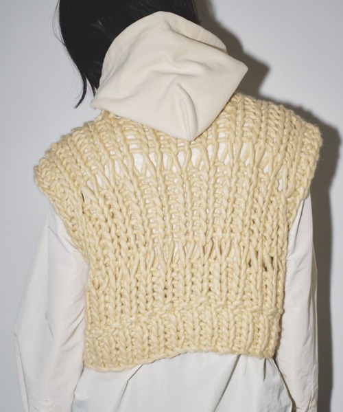 TODAYFUL 「TODAYFUL」 ニットベスト ONE SIZE キナリ レディース