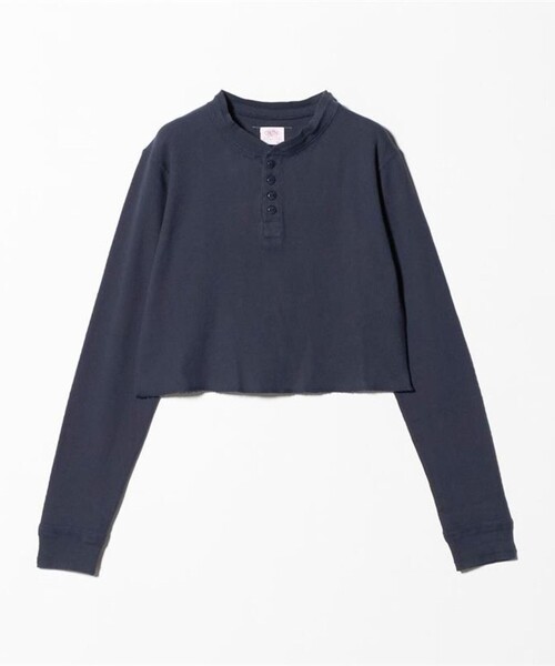 6 tシャツ 「別注」「FAITH MILLS for 6」THERMAL HENRY PULLOVER TOP