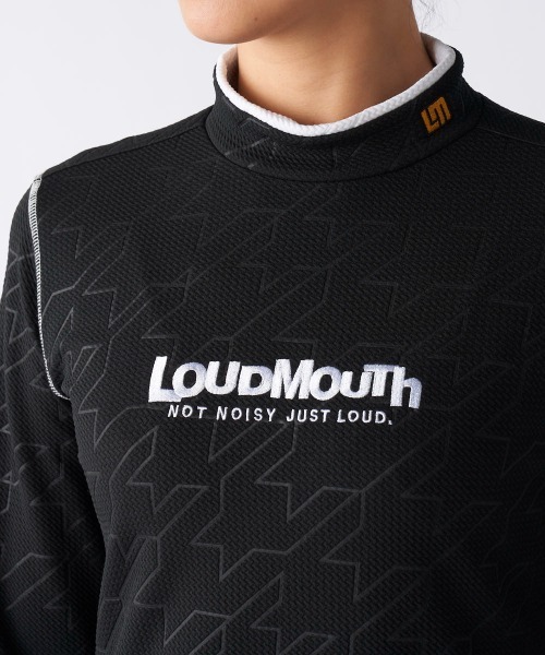 ブラウス シャツ LOUDMOUTH ラウドマウス ゴルフウェア ワンポイント