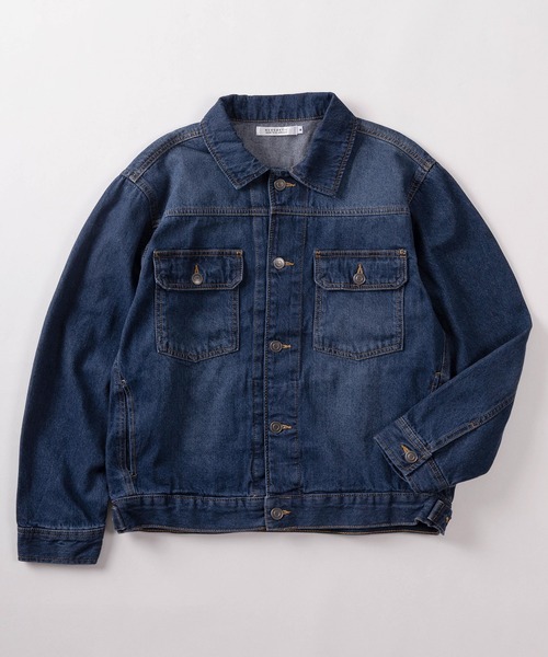   Jeans ジャンバー Camphor wood デニムジャケット gジャン 3pockets wide coverall denim