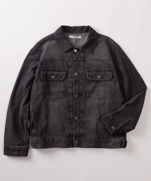 デニムジャケット gジャン 「83」ヴィンテージライク ウォッシュ加工