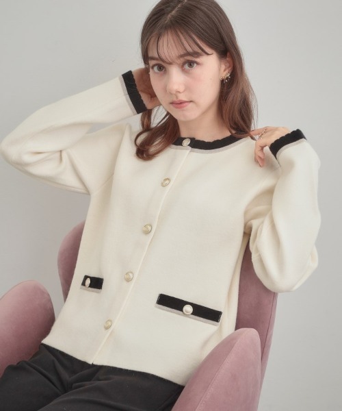 Couture Brooch（クチュール ブローチ） カーディガン 「通勤・大人