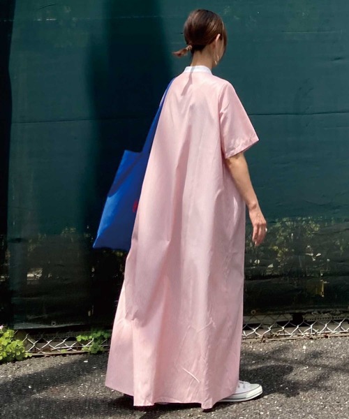 「CORNERS」 半袖ワンピース M ブラック レディース_画像5