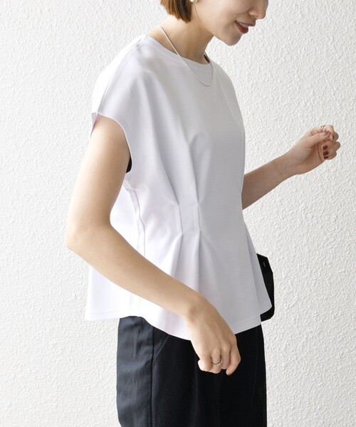 「SHIPS any」 半袖カットソー ONE SIZE ホワイト レディース_画像6