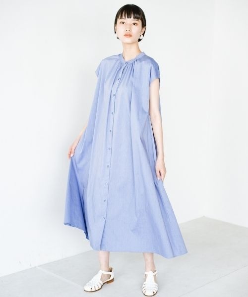 「ANNA LUNA」 ノースリーブワンピース MEDIUM ベージュ レディース_画像3