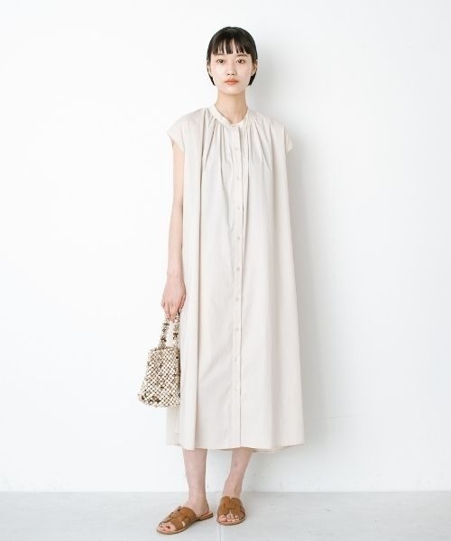 「ANNA LUNA」 ノースリーブワンピース MEDIUM ベージュ レディース_画像5