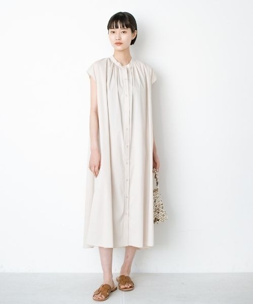 「ANNA LUNA」 ノースリーブワンピース MEDIUM ベージュ レディース_画像8