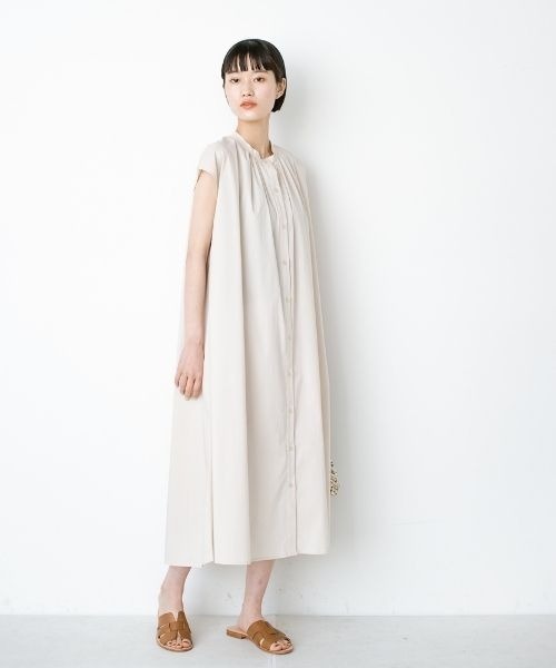 「ANNA LUNA」 ノースリーブワンピース MEDIUM ベージュ レディース_画像9