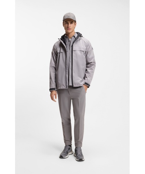 未使用　BOSS ジャケット　スプリングコート BOSS（HUGO BOSS） コート ジャケット 3-in-1 フーデッドジャケット