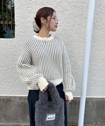 CITEN（シテン） ニット セーター 「CITEN」ボリュームスリーブ