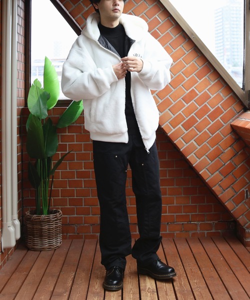 8 ブルゾン アウター オールドイングリッシュファーパーカー メンズ