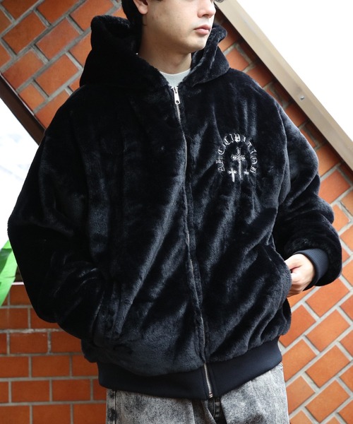 8 ブルゾン アウター オールドイングリッシュファーパーカー メンズ