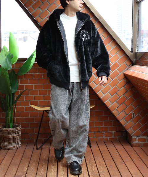 8 ブルゾン アウター オールドイングリッシュファーパーカー メンズ