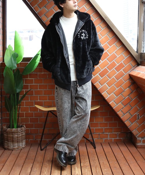 8 ブルゾン アウター オールドイングリッシュファーパーカー メンズ