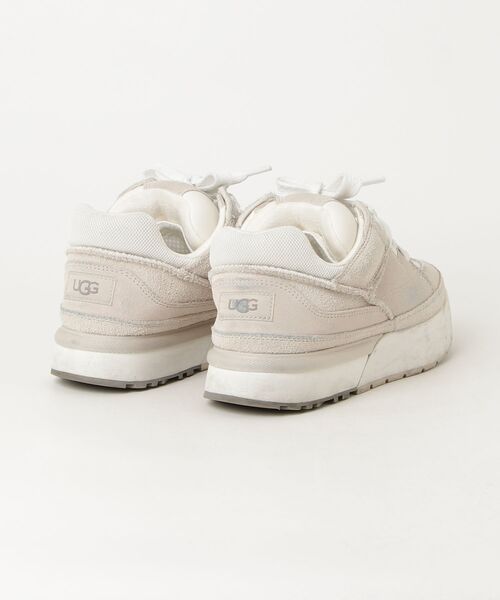 UGG ホワイト/グレー スニーカー UGG Australia（アグオーストラリア） 「UGG」 ローカットスニーカー