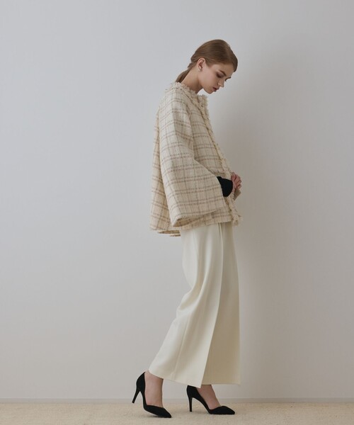 GRACE CONTINENTAL（グレースコンチネンタル） ジャケット ノーカラー