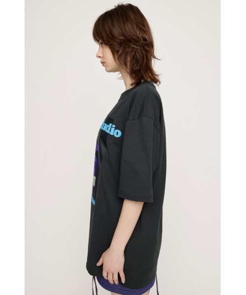 「SLY」 半袖Tシャツ FREE ライトブラック レディース_画像7