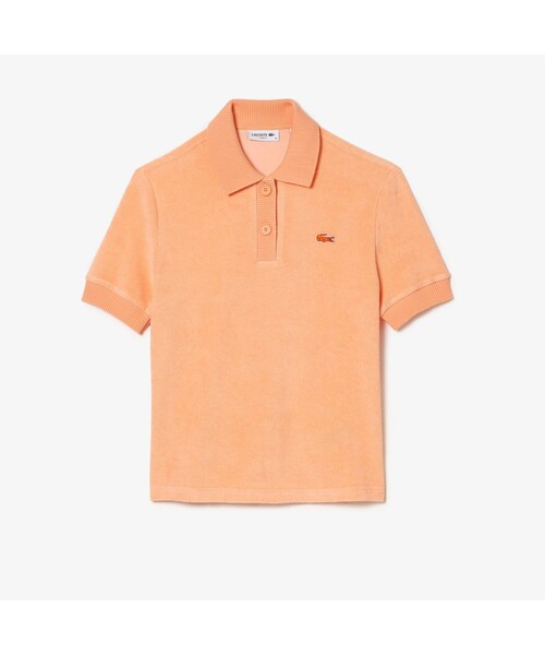 LACOSTE（ラコステ） 半袖ポロシャツ 38 オフホワイト レディース