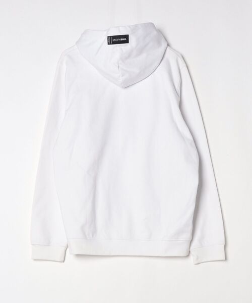 「BALR.」 プルオーバーパーカー L ホワイト メンズ_画像2