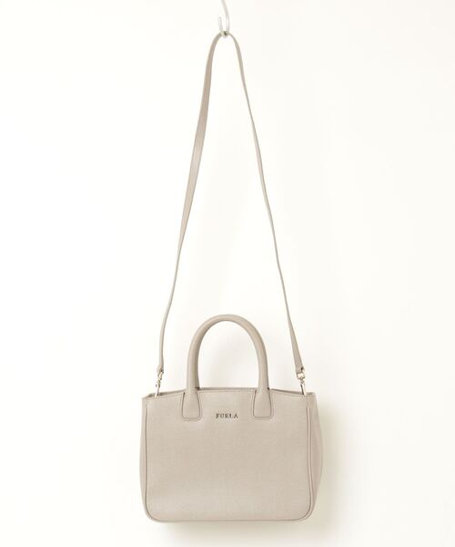 FURLA（フルラ） ワンポイント2WAYバッグ - グレー レディース