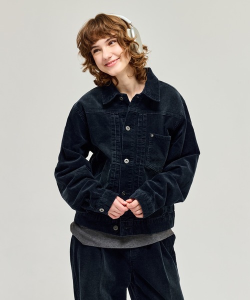 WETTEMPT コーデュロイジャケット MEDIUM ブラウン メンズ : ZOZOTOWN