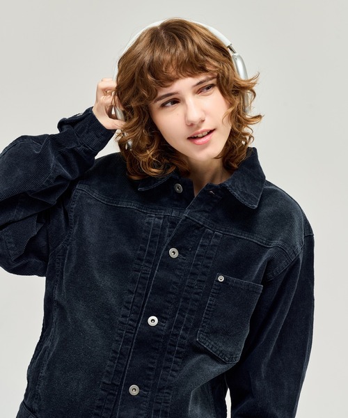 WETTEMPT コーデュロイジャケット MEDIUM ブラウン メンズ : ZOZOTOWN