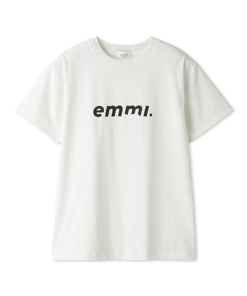 「emmi」 半袖Tシャツ FREE チャコールグレー レディース_画像2