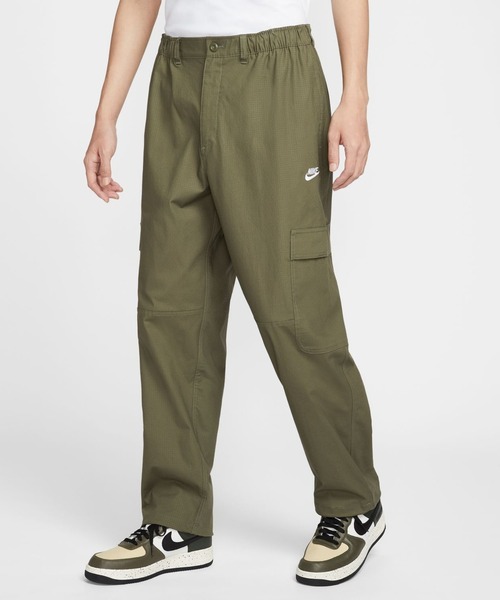 Off-White、ナイキコラボカーゴパンツ グリーン/ベージュ NIKE（ナイキ） カーゴパンツ クラブ ウーヴン カーゴ パンツ CL