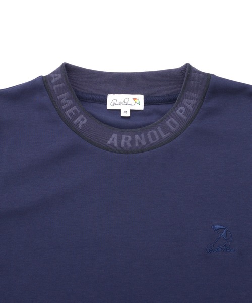 「Arnold Palmer」 半袖ワンピース L ネイビー レディース_画像6