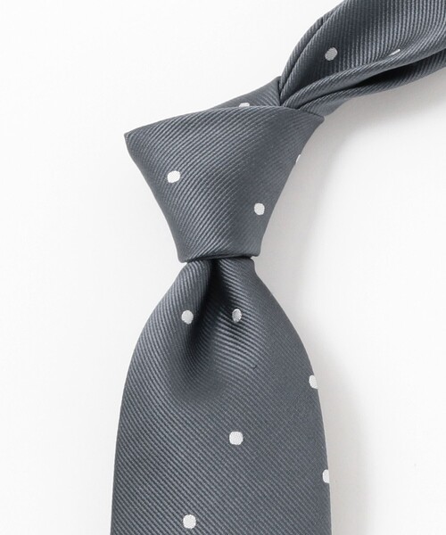 BEAMS F（ビームスF） ネクタイ FITZGERALD / シルク ドット柄