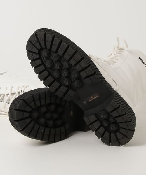 「PINKHUNT」 「KIDS」ショートブーツ M size ホワイト キッズ_画像3