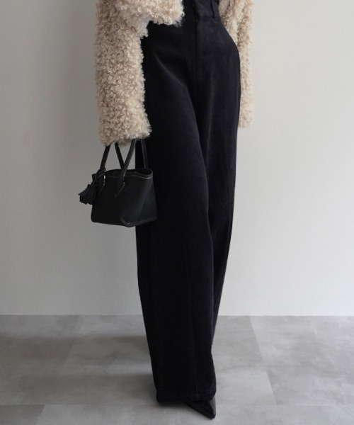 Rashik パンツ コーデュロイカーブパンツ レディース : ZOZOTOWN Yahoo