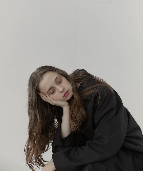 「remer」 ステンカラーコート SMALL ベージュ メンズ_画像7