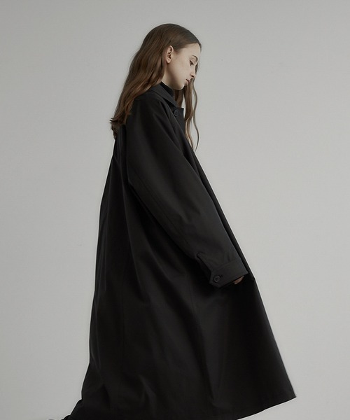 「remer」 ステンカラーコート SMALL ベージュ メンズ_画像8