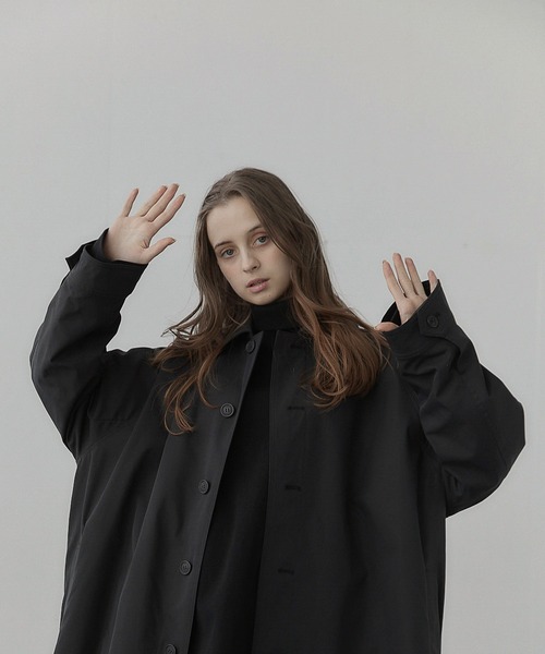 「remer」 ステンカラーコート SMALL ベージュ メンズ_画像9