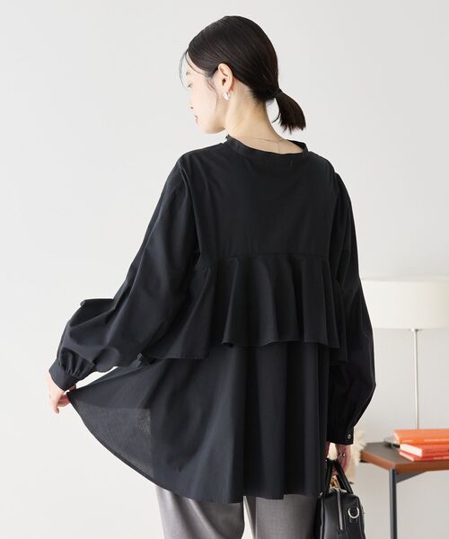 「AMERICAN HOLIC」 長袖シャツ L ライトピンク レディース_画像3