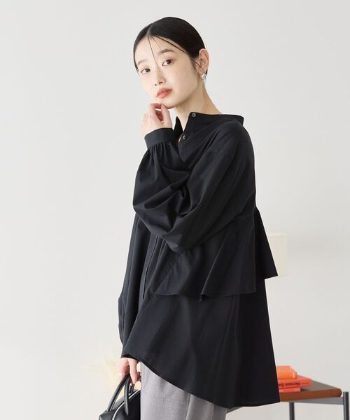 「AMERICAN HOLIC」 長袖シャツ L ライトピンク レディース_画像4