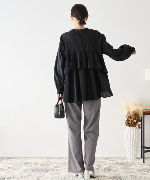 「AMERICAN HOLIC」 長袖シャツ L ライトピンク レディース_画像9