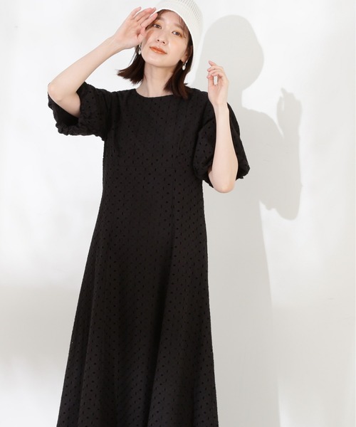 「N.(N. Natural Beauty Basic)」 長袖ワンピース SMALL ブラック レディース_画像2